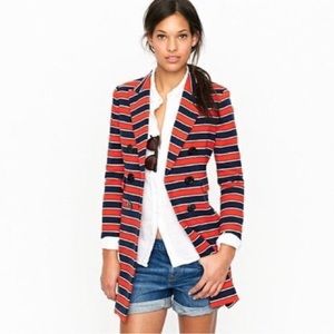 J Crew Collection Striped Gondola Coat Size 2